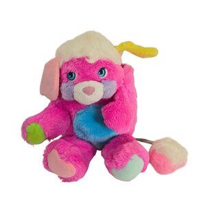 Vintage Popples Plush Pink PRIZE Popple Stuffed Animal 1980s Cartoon Character